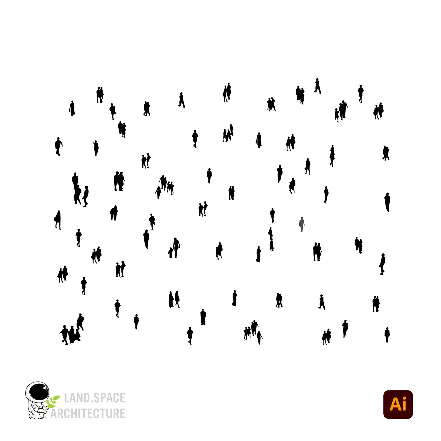 Urban Axonometric Vector Package - Landscape Architecture