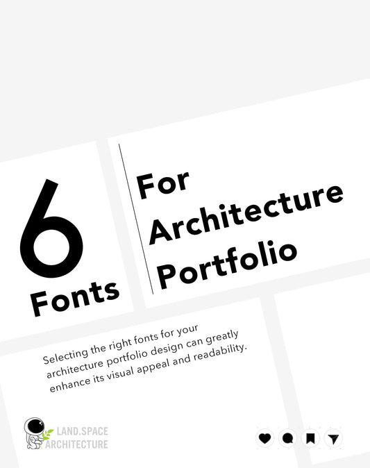 6 FREE FONTS FOR ARCHITECTURE PORTFOLIO DESIGN: ELEVATE YOUR VISUALS - Landscape Architecture