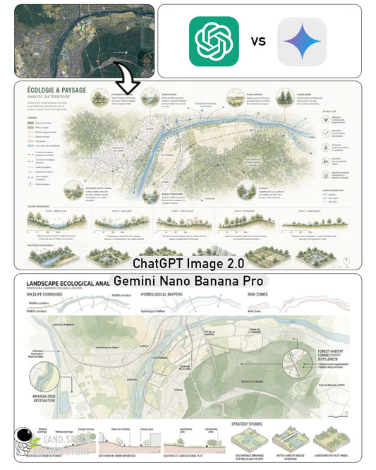 ChatGPT vs Nano Banana for Architecture & Landscape Design: Rendering, Diagrams and Board