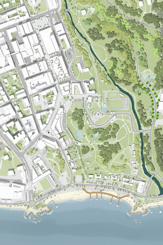 How to Draw Grouped Trees for Large-Scale Landscape Masterplans in Photoshop