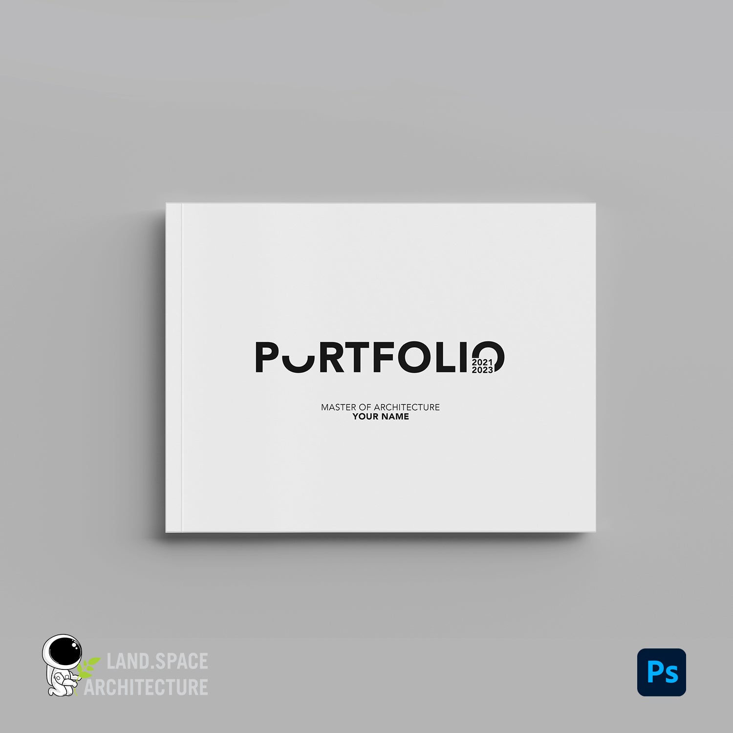 10 Architecture Portfolio Cover Templates in PSD - Landscape Architecture