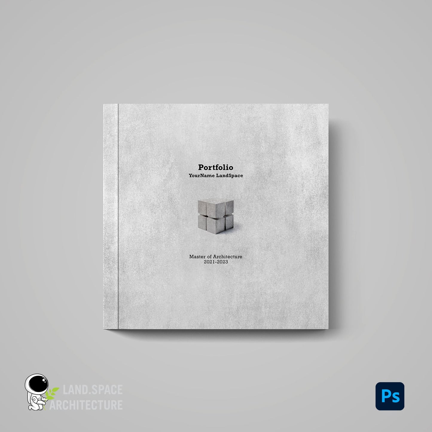 10 Architecture Portfolio Cover Templates in PSD - Landscape Architecture