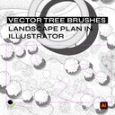 35 Tree Top View Vector Brushes and Vector Trees - Landscape Architecture