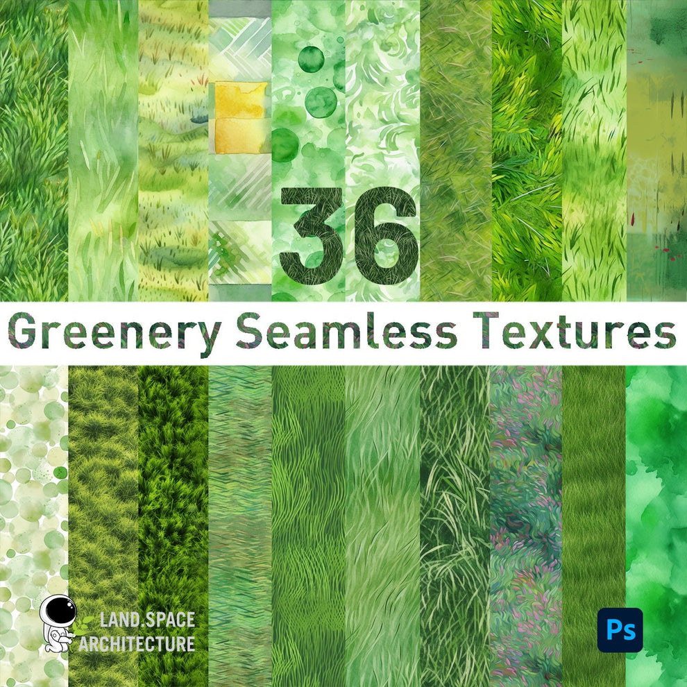 Basic Landscape Texture 36 Seamless Grass Textures for Architecture Rendering โ LandSpace ...
