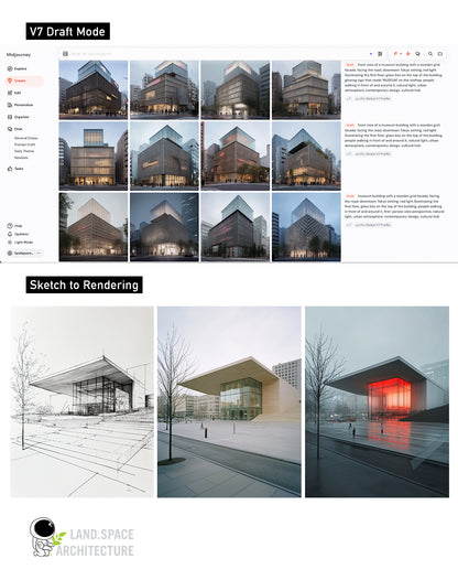 Mastering Architecture, Landscape Design and Interior Design with Midjourney V7 and V6.1