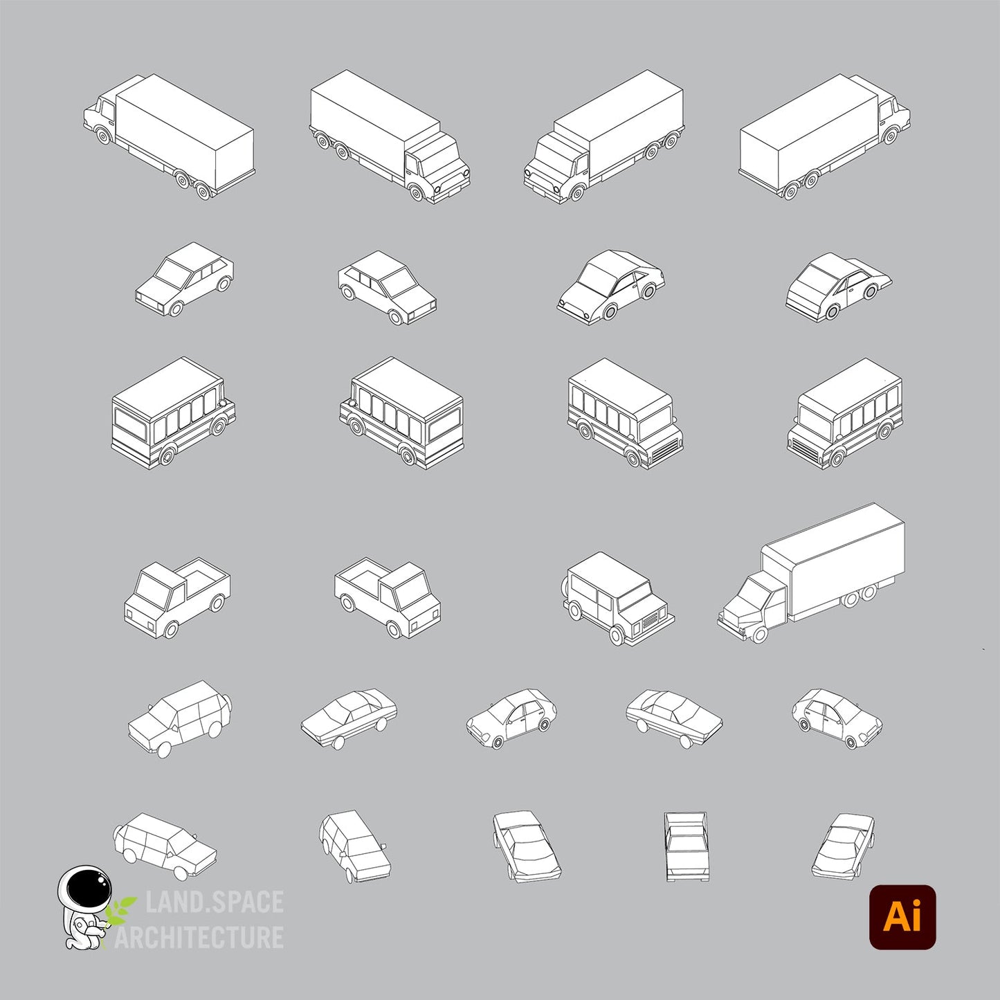 All - in - ONE Bundle - Commercial Use License - Landscape Architecture