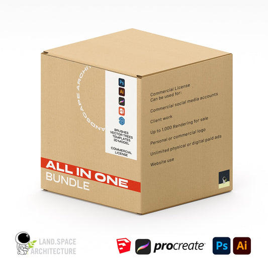 All - in - ONE Bundle - Commercial Use License - Landscape Architecture