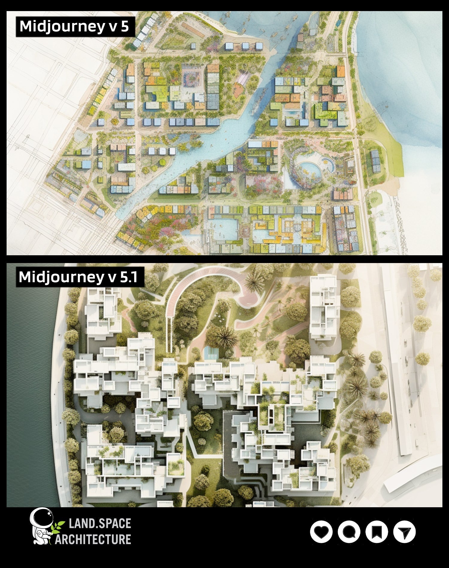 Architecture Midjourney V6 prompts guidebook (PDF and online google doc) - Landscape Architecture