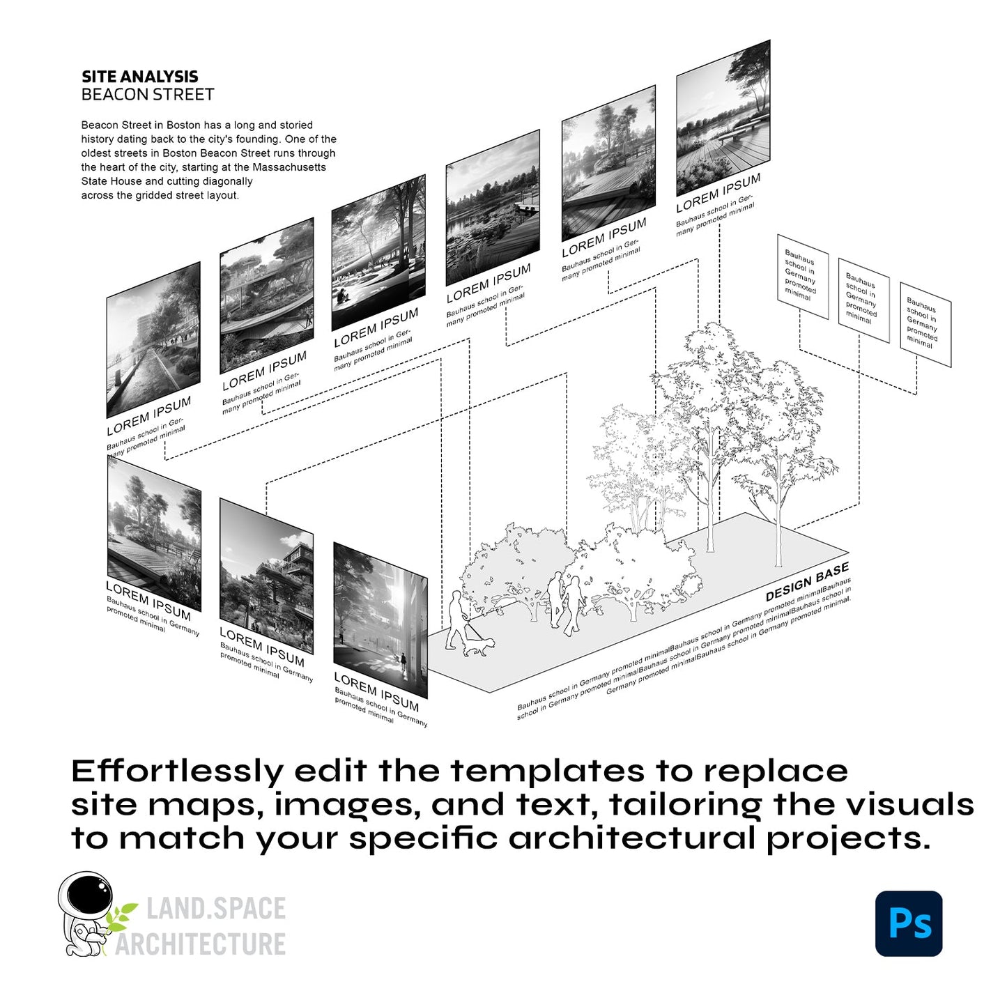 Architecture Site Analysis and Timeline Mockup - Landscape Architecture