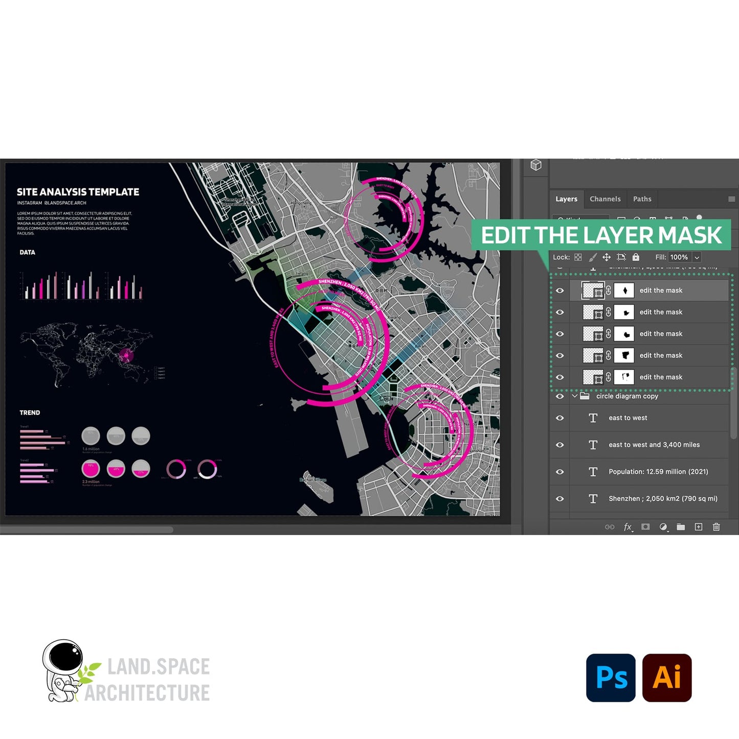 Architecture Site Analysis Mapping Templates - Landscape Architecture