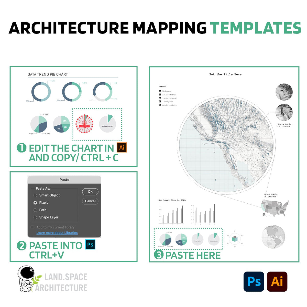 Architecture Site Analysis Mapping Templates for Architecture Design ...