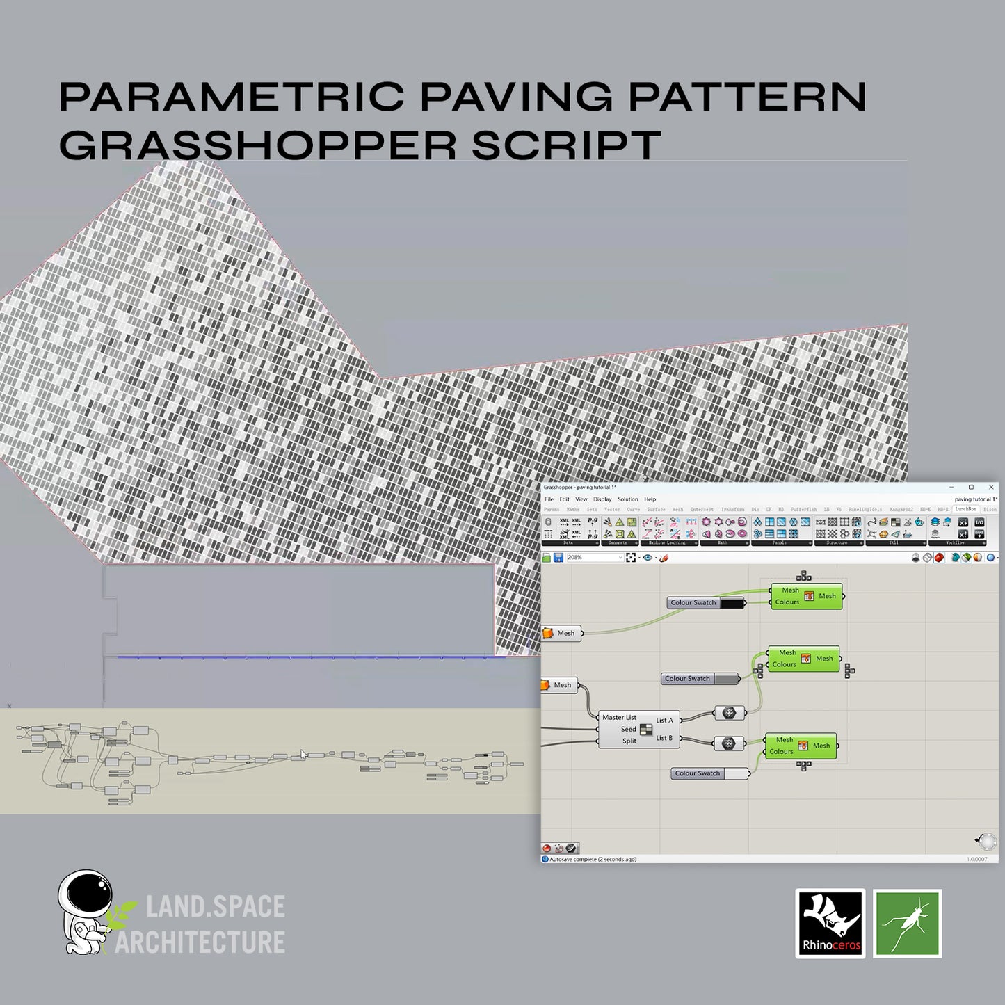 Parametric Paving Pattern Grasshopper Script