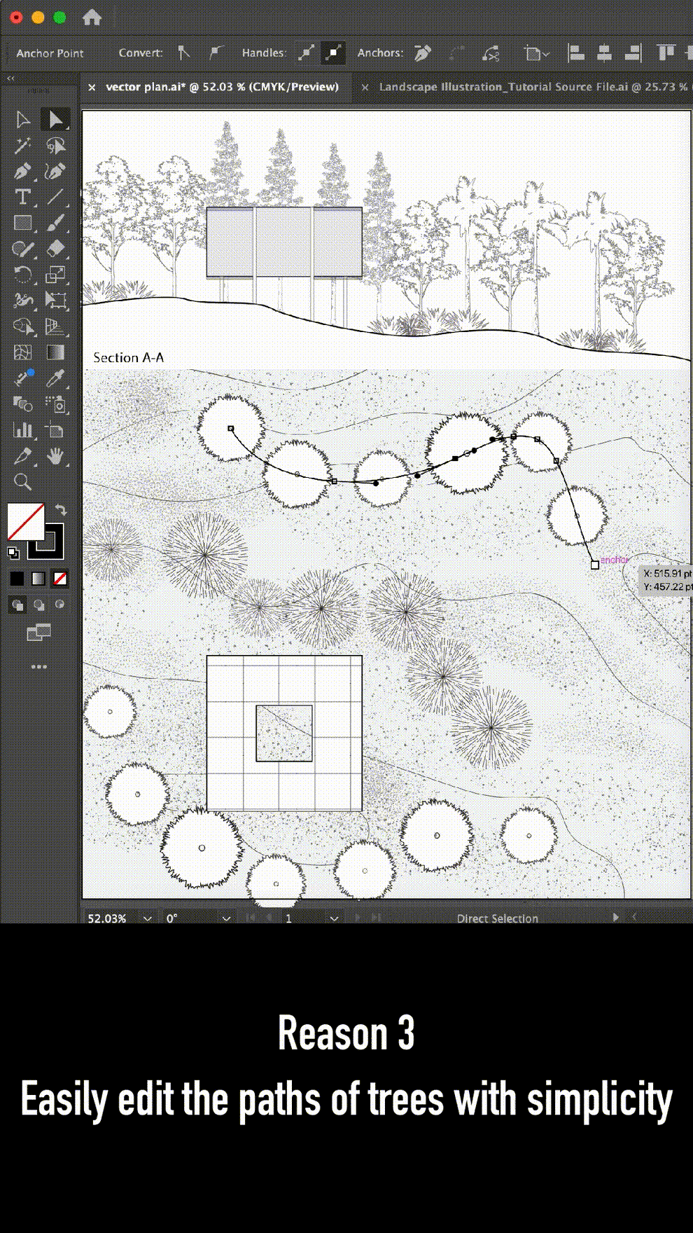 Tree Layout Layout 35 Tree Top View Vector Tree Brushes for Landscape Design – LandSpace ...